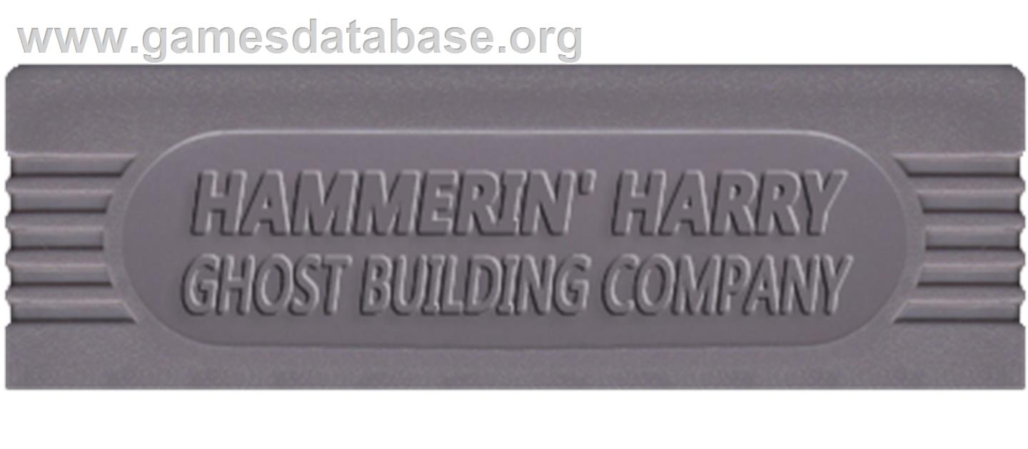 Hammerin' Harry: Ghost Building Company - Nintendo Game Boy - Artwork - Cartridge Top