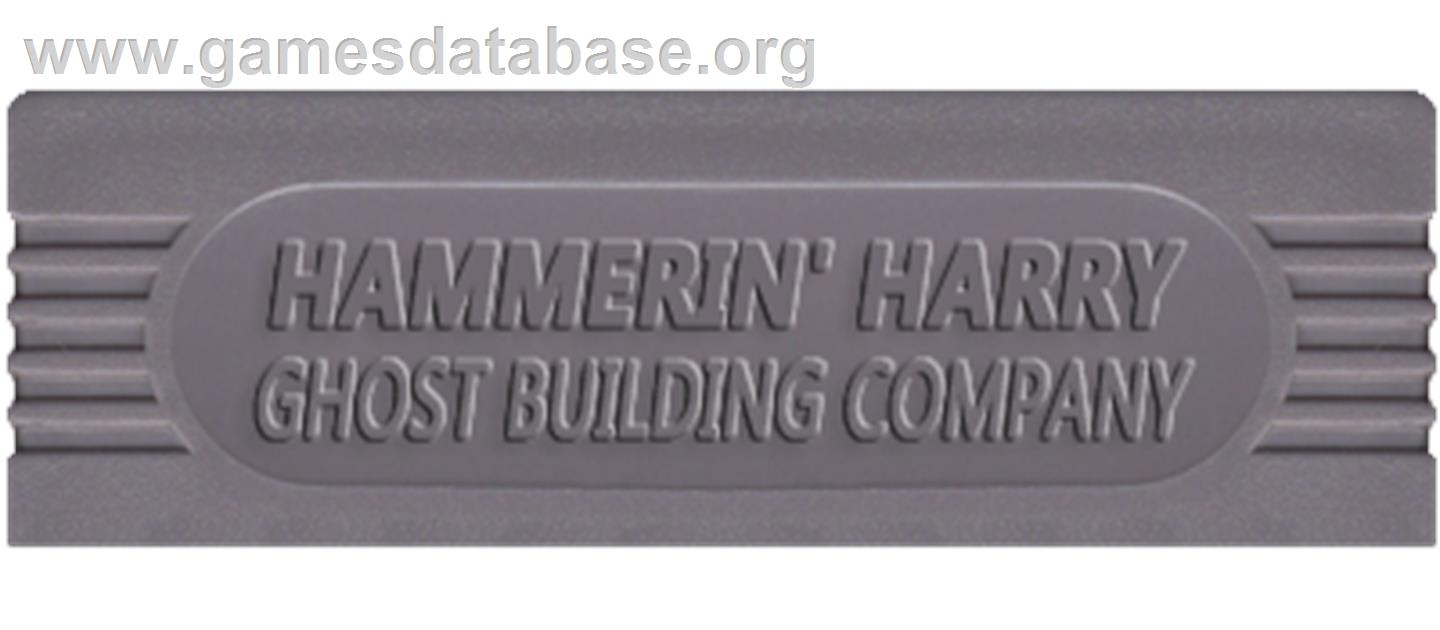 Hammerin' Harry: Ghost Building Company - Nintendo Game Boy - Artwork - Cartridge Top