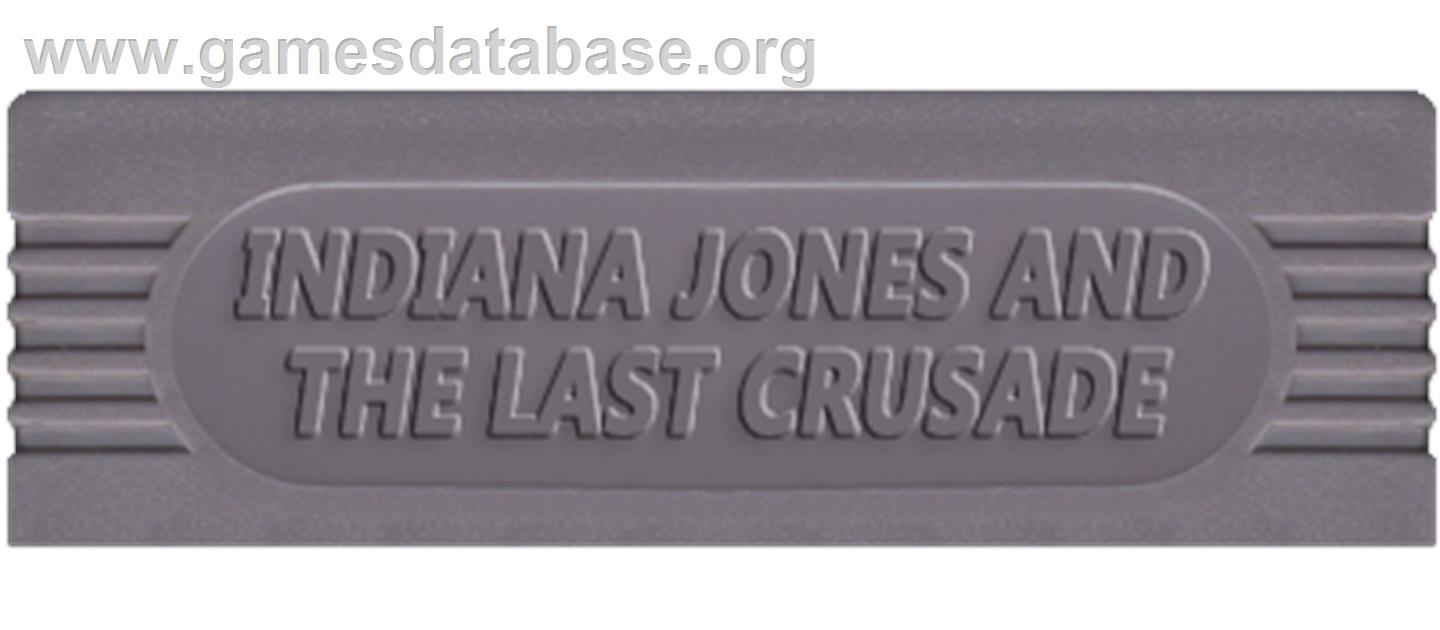 Indiana Jones and the Last Crusade: The Action Game - Nintendo Game Boy - Artwork - Cartridge Top