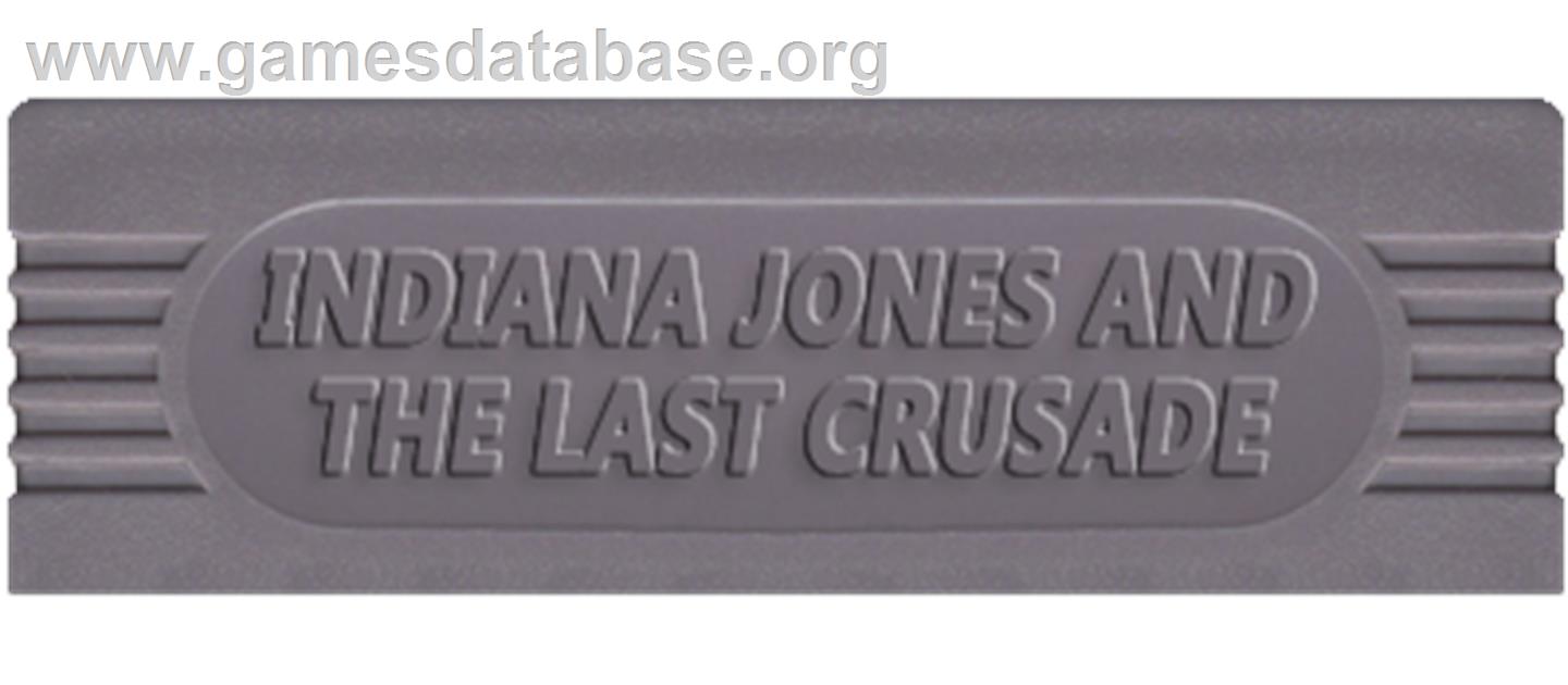Indiana Jones and the Last Crusade - Nintendo Game Boy - Artwork - Cartridge Top