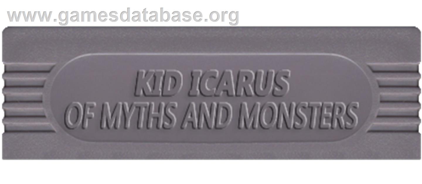 Kid Icarus: Of Myths and Monsters - Nintendo Game Boy - Artwork - Cartridge Top