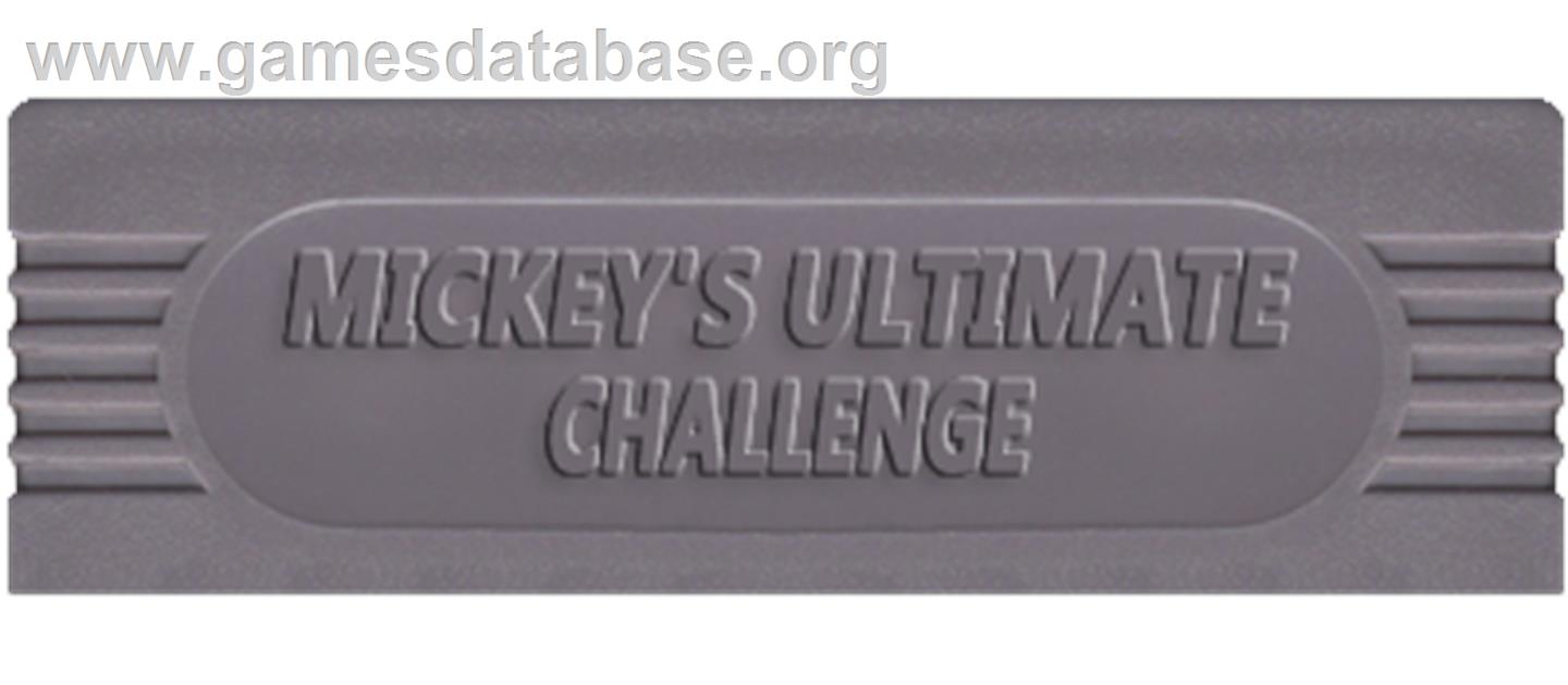 Mickey's Ultimate Challenge - Nintendo Game Boy - Artwork - Cartridge Top