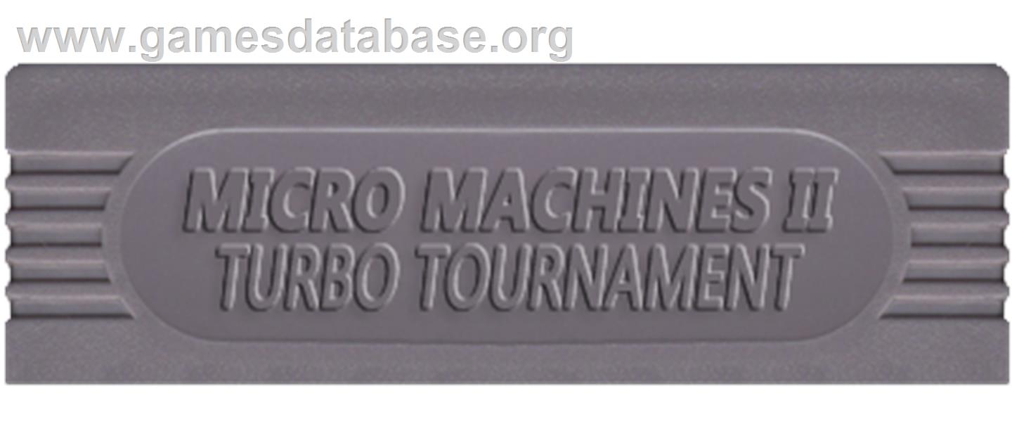 Micro Machines 2 - Turbo Tournament - Nintendo Game Boy - Artwork - Cartridge Top