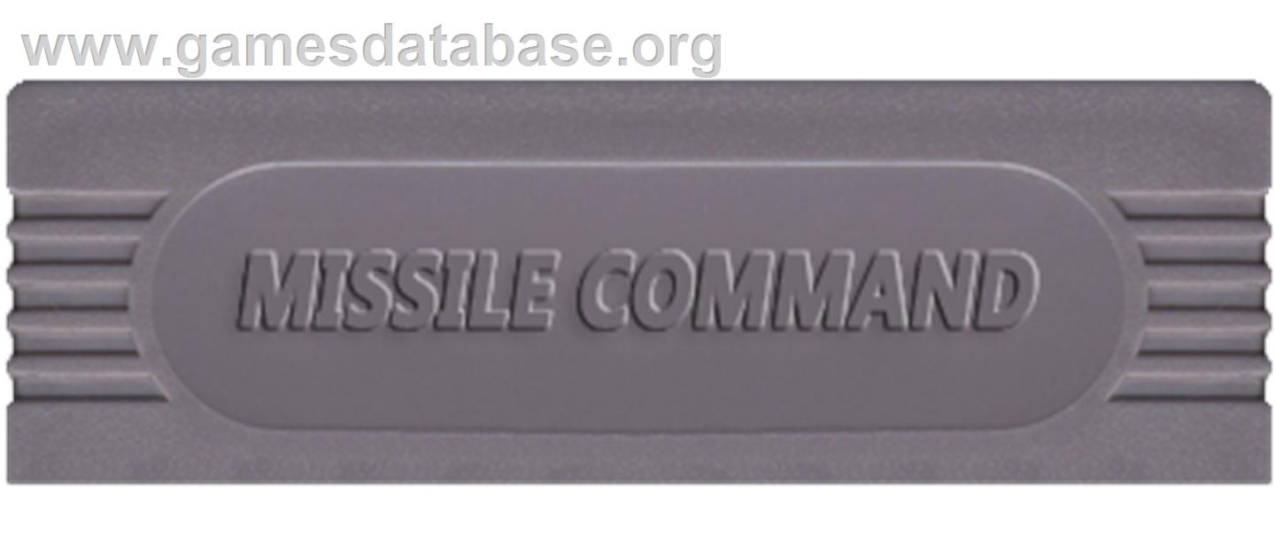 Missile Command - Nintendo Game Boy - Artwork - Cartridge Top