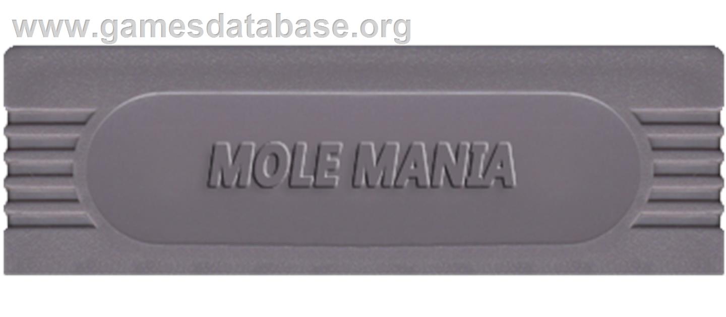 Mole Mania - Nintendo Game Boy - Artwork - Cartridge Top