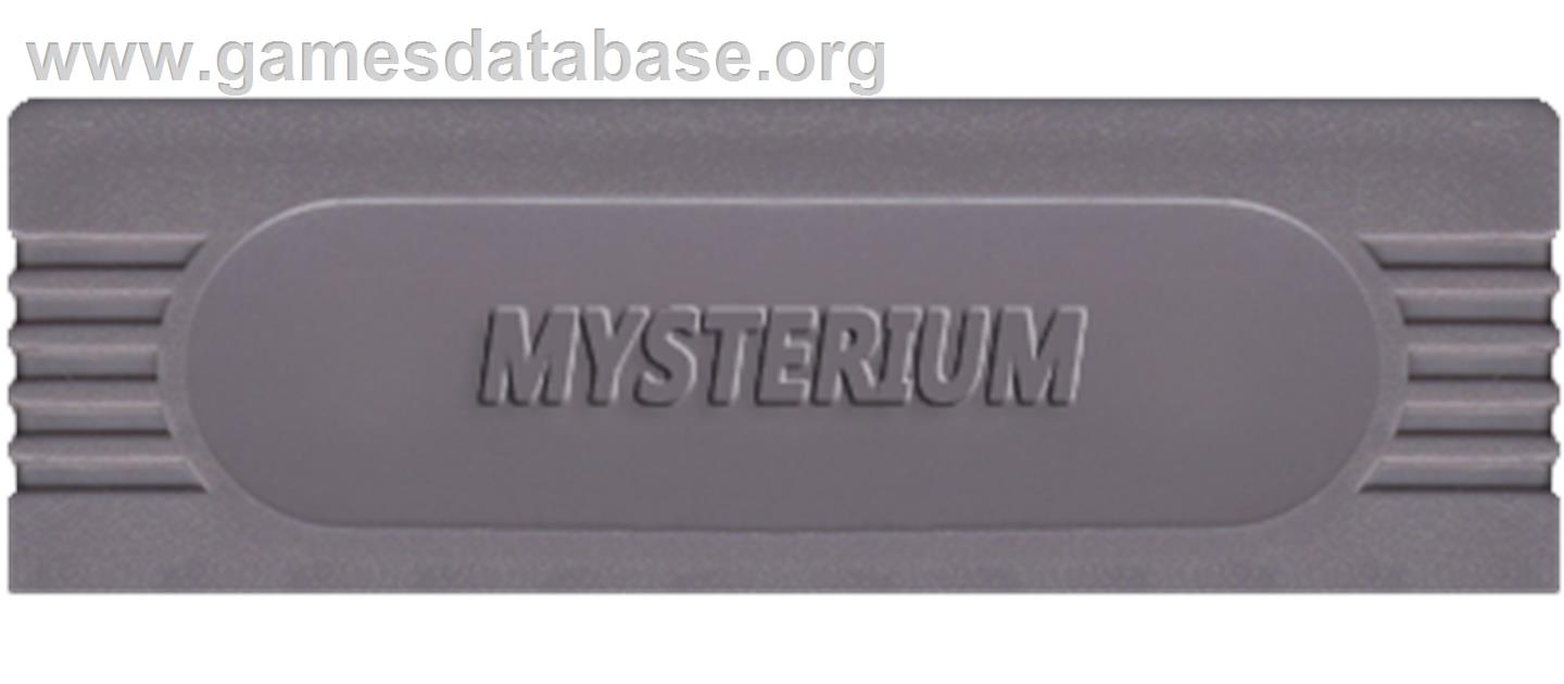 Mysterium - Nintendo Game Boy - Artwork - Cartridge Top