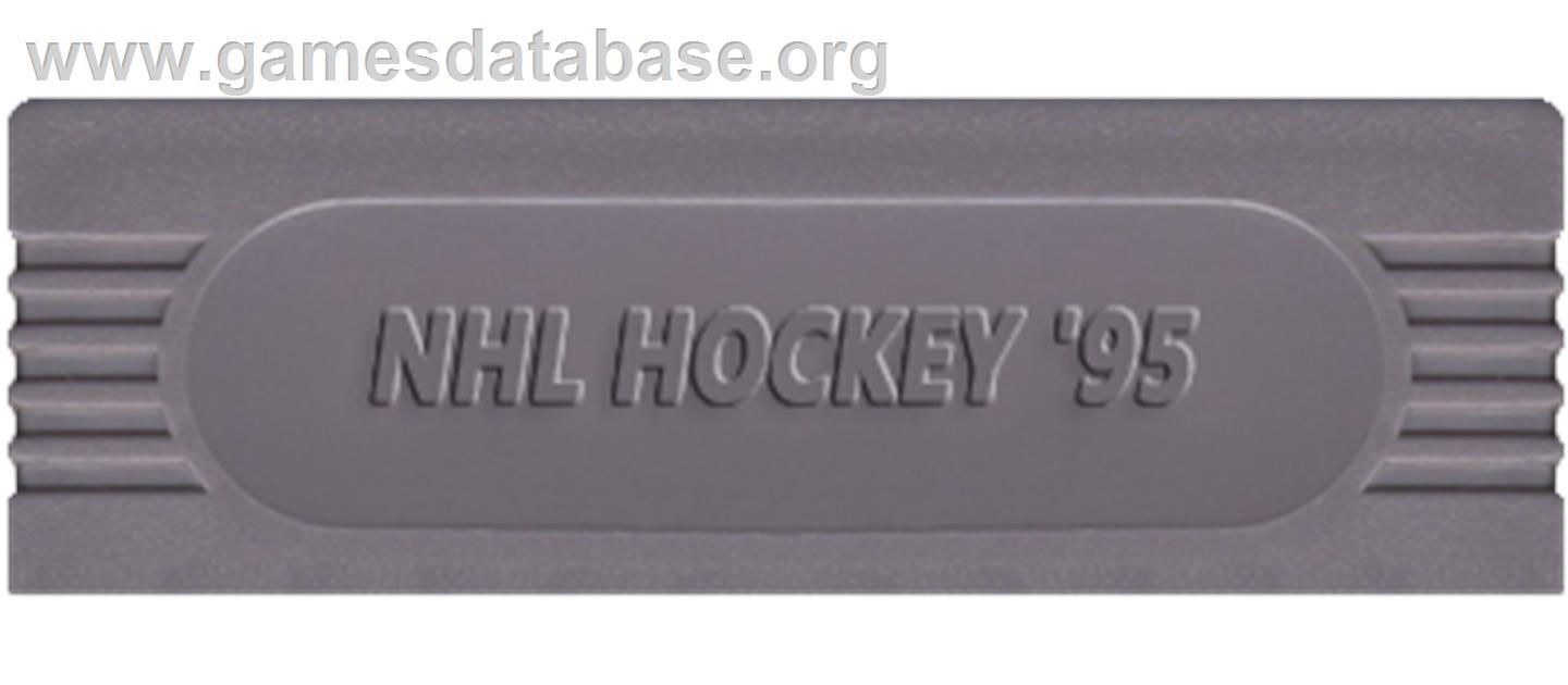 NHL Hockey '95 - Nintendo Game Boy - Artwork - Cartridge Top