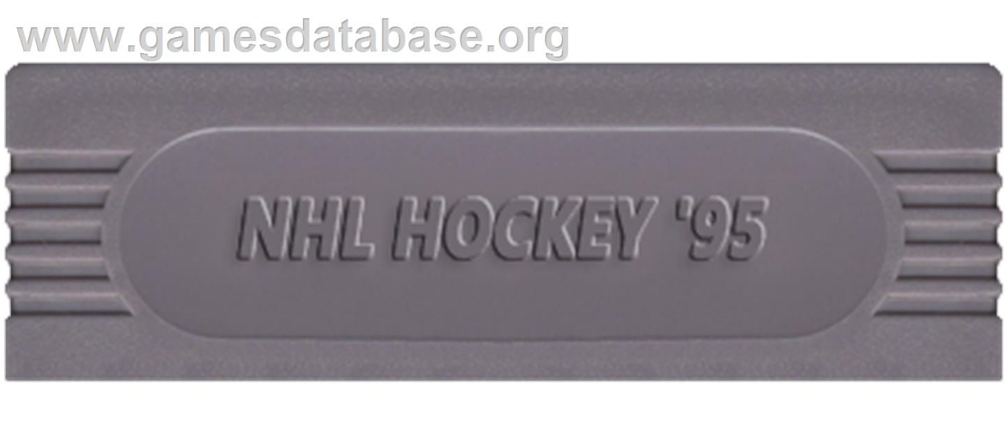 NHL Hockey '95 - Nintendo Game Boy - Artwork - Cartridge Top