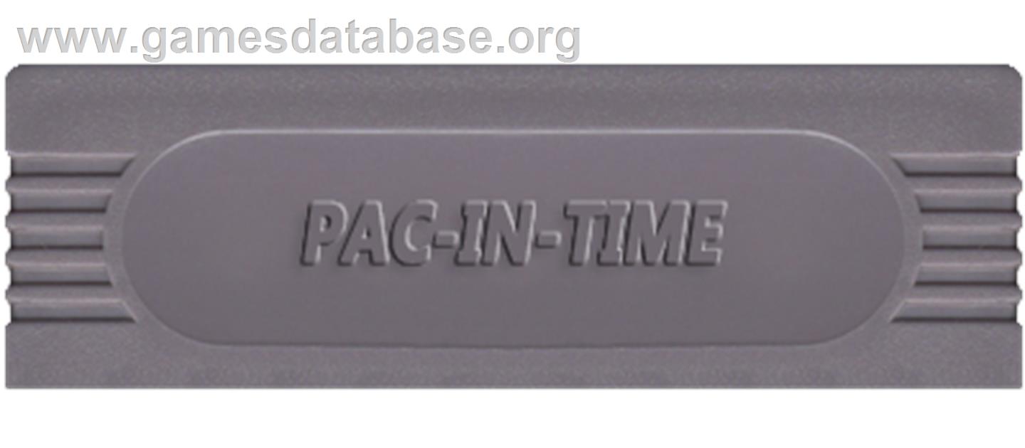 Pac-in-time - Nintendo Game Boy - Artwork - Cartridge Top
