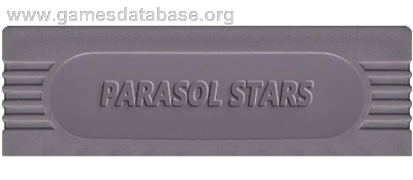 Parasol Stars: The Story of Bubble Bobble III - Nintendo Game Boy - Artwork - Cartridge Top