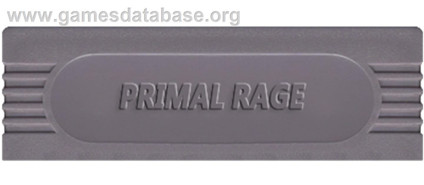 Primal Rage - Nintendo Game Boy - Artwork - Cartridge Top