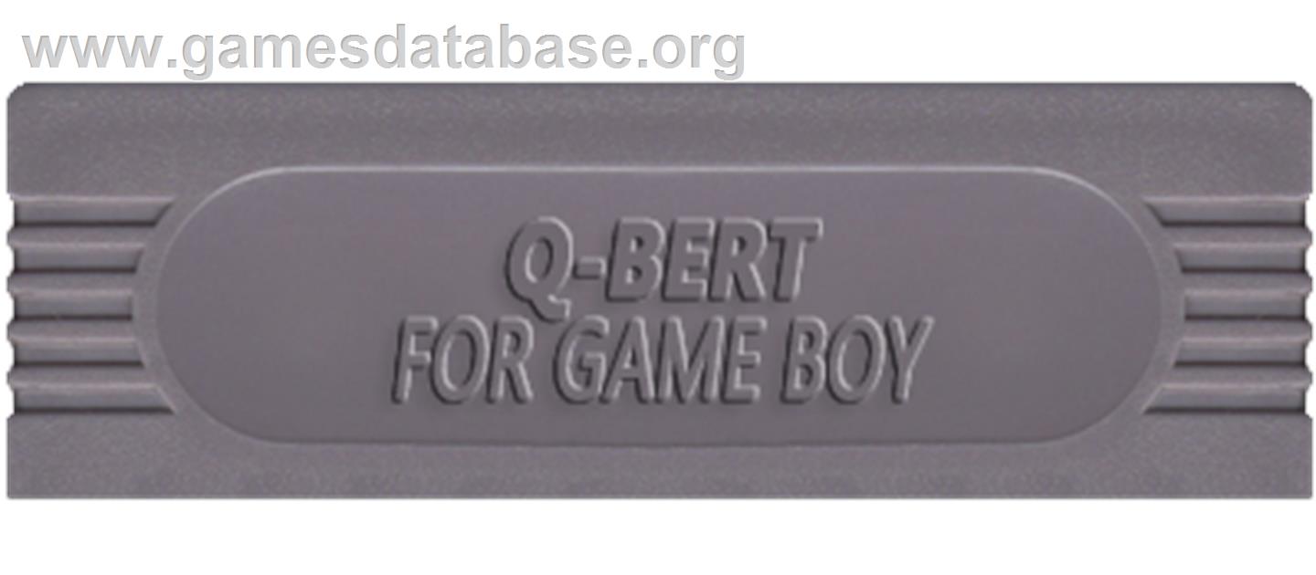 Q-bert - Nintendo Game Boy - Artwork - Cartridge Top