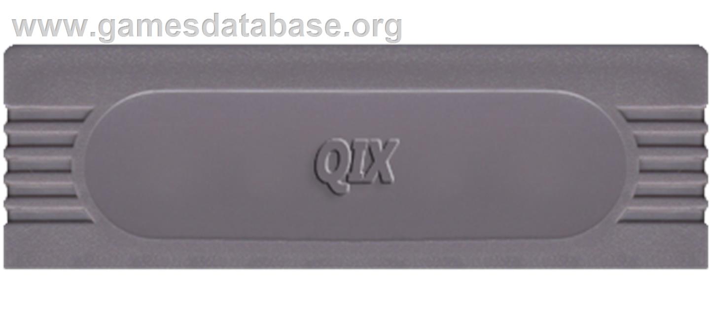 QIX - Nintendo Game Boy - Artwork - Cartridge Top