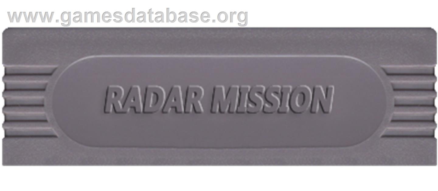 Radar Mission - Nintendo Game Boy - Artwork - Cartridge Top