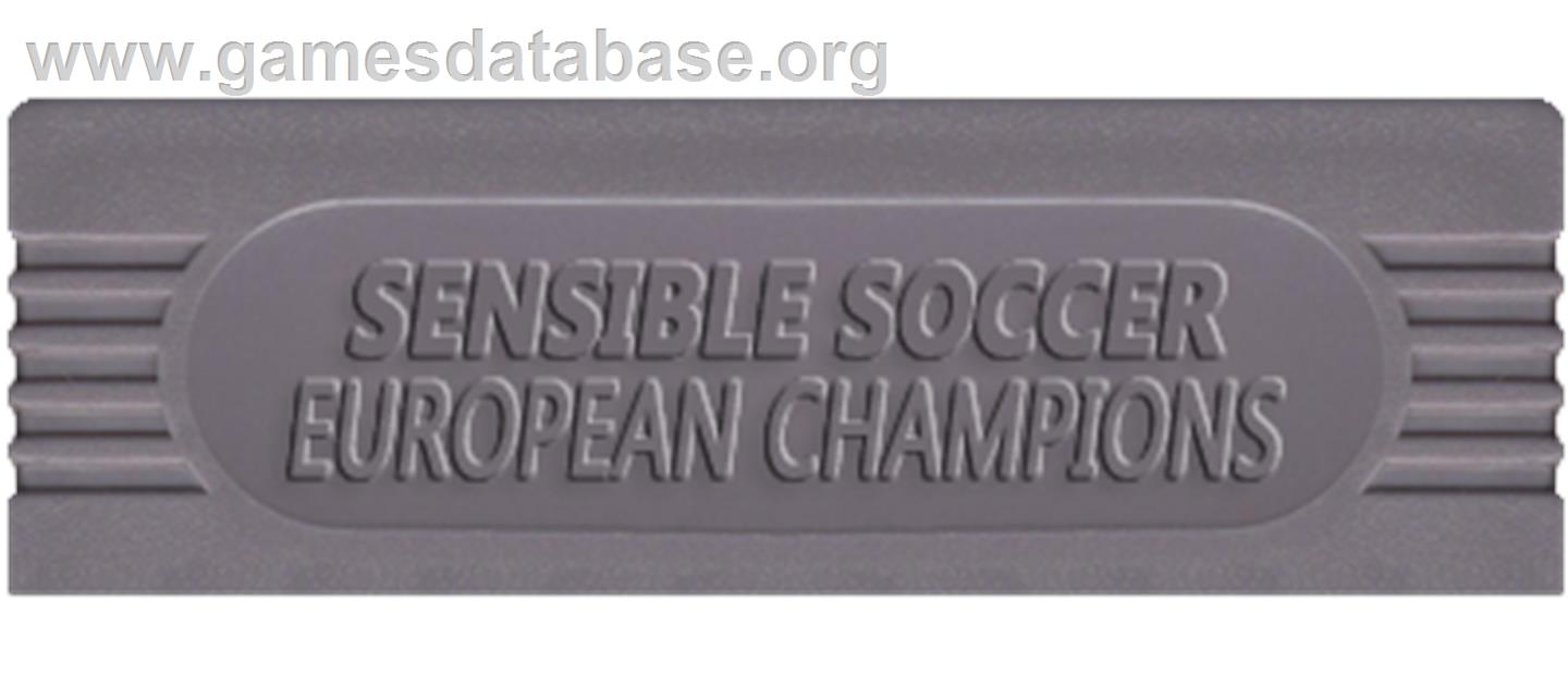 Sensible Soccer - European Champions - Nintendo Game Boy - Artwork - Cartridge Top