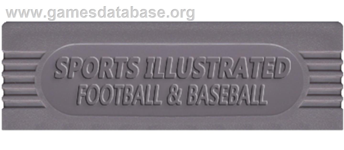 Sports Illustrated - Football And Baseball - Nintendo Game Boy - Artwork - Cartridge Top