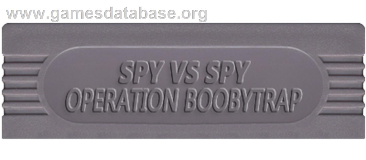 Spy vs Spy - Operation Boobytrap - Nintendo Game Boy - Artwork - Cartridge Top