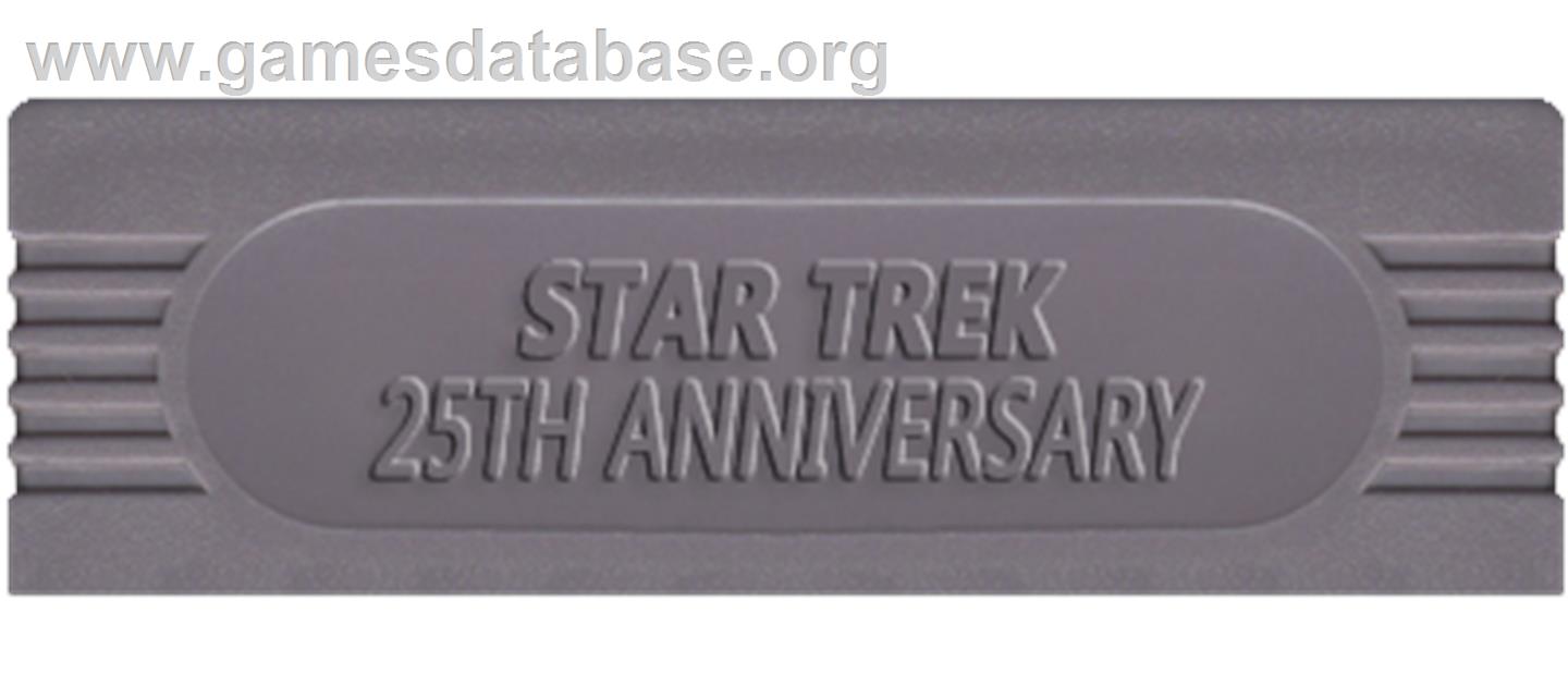 Star Trek - 25th Anniversary - Nintendo Game Boy - Artwork - Cartridge Top