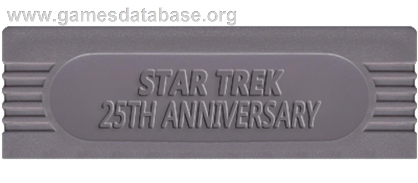 Star Trek 25th Anniversary - Nintendo Game Boy - Artwork - Cartridge Top