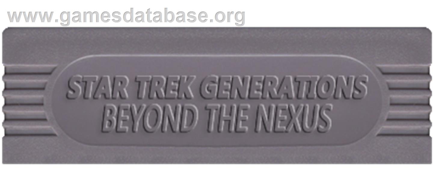 Star Trek Generations - Beyond the Nexus - Nintendo Game Boy - Artwork - Cartridge Top