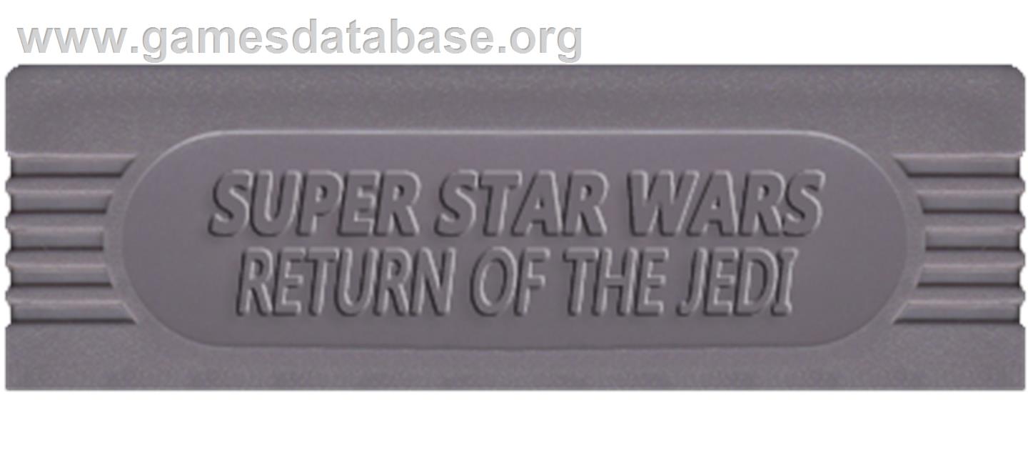 Super Star Wars - Return Of The Jedi - Nintendo Game Boy - Artwork - Cartridge Top