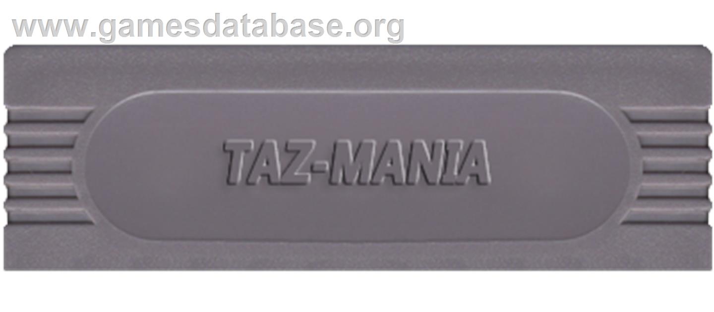 Taz-Mania - Nintendo Game Boy - Artwork - Cartridge Top