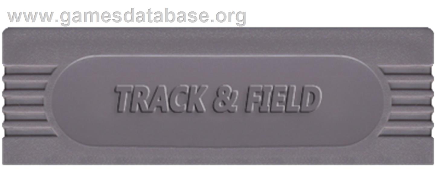 Track & Field - Nintendo Game Boy - Artwork - Cartridge Top