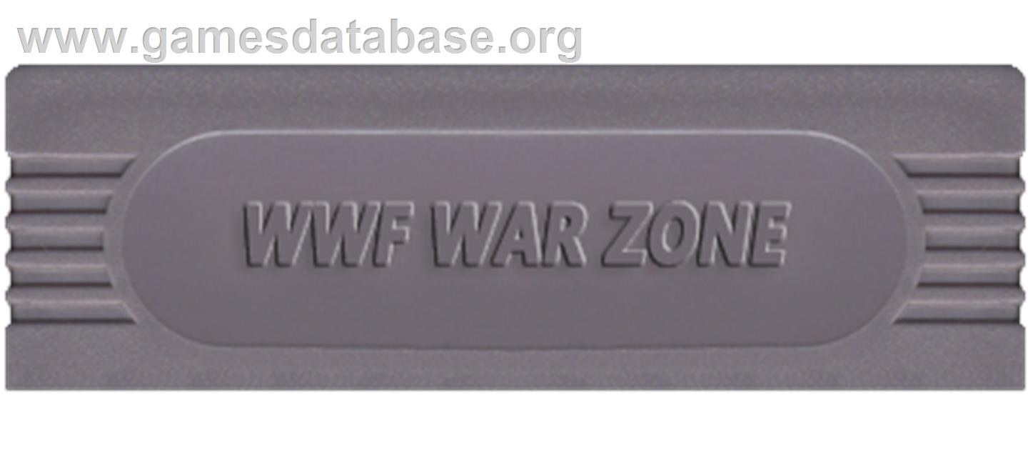 WWF War Zone - Nintendo Game Boy - Artwork - Cartridge Top
