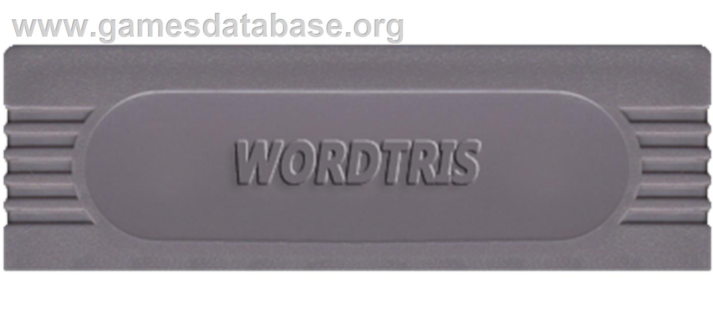 Wordtris - Nintendo Game Boy - Artwork - Cartridge Top
