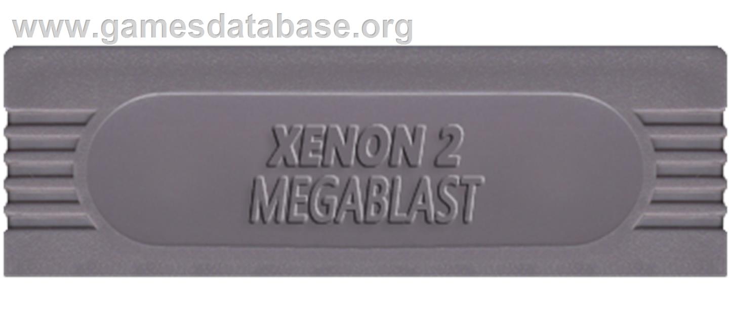 Xenon 2 - Nintendo Game Boy - Artwork - Cartridge Top