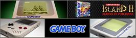Arcade Cabinet Marquee for Adventure Island II - Aliens in Paradise.