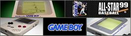 Arcade Cabinet Marquee for All-Star Baseball '99.