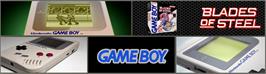 Arcade Cabinet Marquee for Blades Of Steel.
