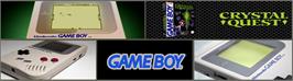 Arcade Cabinet Marquee for Crystal Quest.