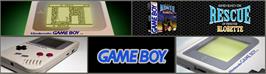 Arcade Cabinet Marquee for David Crane's The Rescue Of Princess Blobette.
