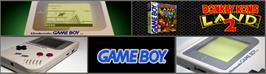 Arcade Cabinet Marquee for Donkey Kong Land.