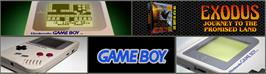 Arcade Cabinet Marquee for Exodus: Journey to the Promised Land.