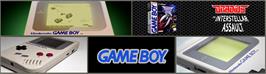 Arcade Cabinet Marquee for Gradius: The Interstellar Assault.