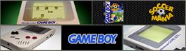 Arcade Cabinet Marquee for Soccer Mania.