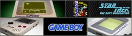 Arcade Cabinet Marquee for Star Trek - The Next Generation.