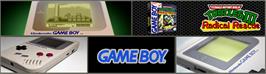 Arcade Cabinet Marquee for Teenage Mutant Ninja Turtles 3: Radical Rescue.