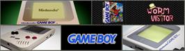 Arcade Cabinet Marquee for Worm Visitor.