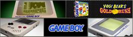 Arcade Cabinet Marquee for Yogi Bear In Yogi Bear's Goldrush.