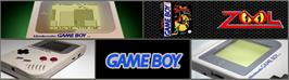 Arcade Cabinet Marquee for Zool - Ninja of the “Nth” Dimension.