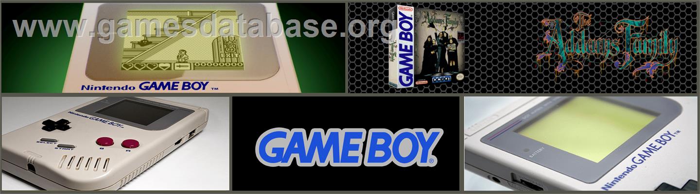 Addams Family, The - Nintendo Game Boy - Artwork - Marquee