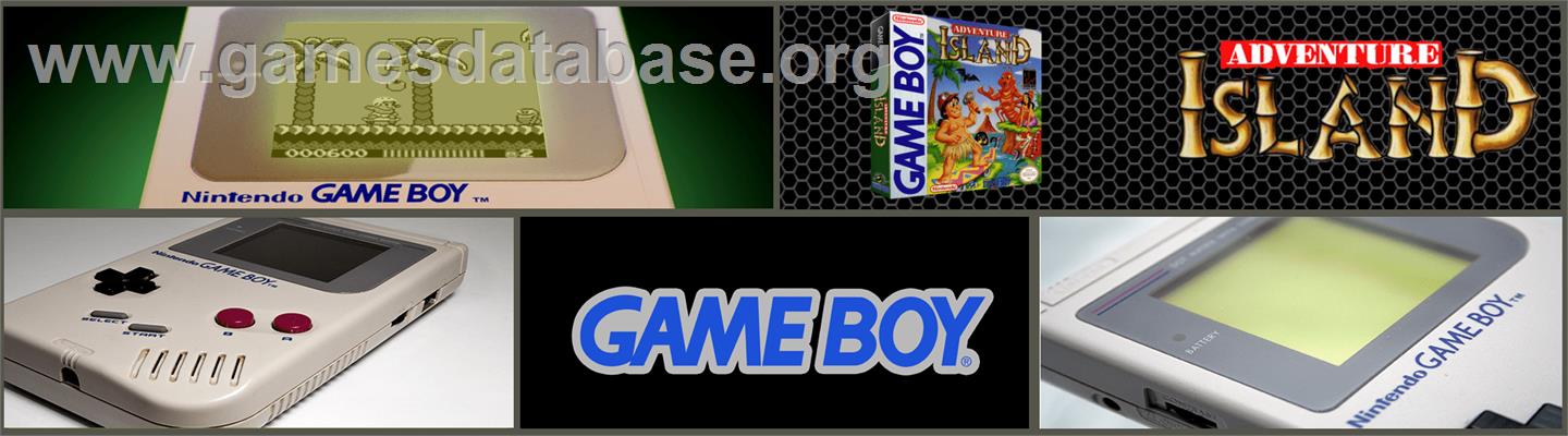 Adventure Island - Nintendo Game Boy - Artwork - Marquee