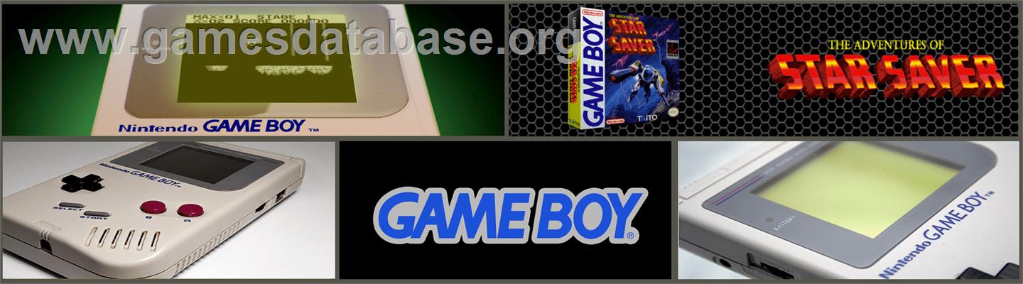 Adventures of Star Saver - Nintendo Game Boy - Artwork - Marquee