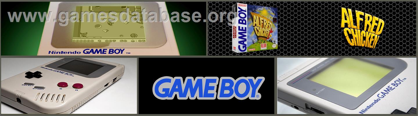 Alfred Chicken - Nintendo Game Boy - Artwork - Marquee