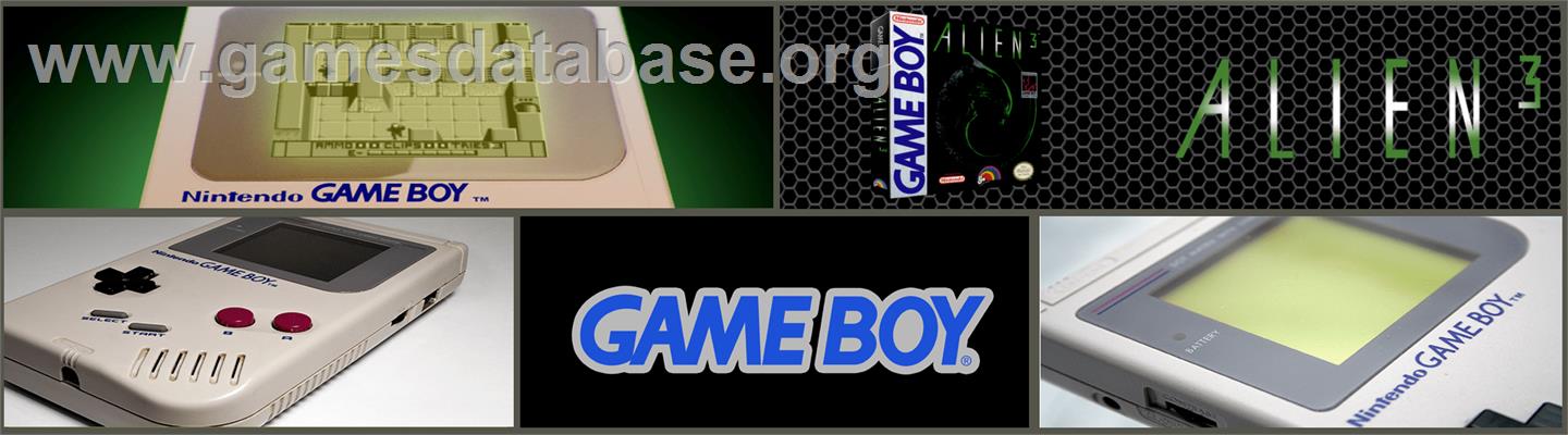 Alien 3 - Nintendo Game Boy - Artwork - Marquee