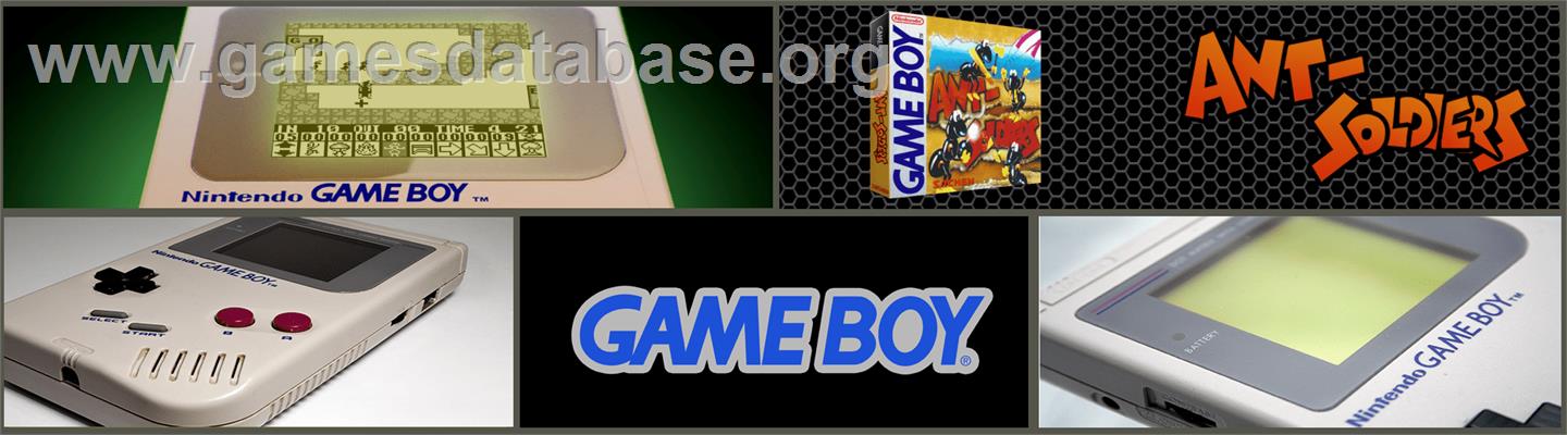 Ant Soldiers - Nintendo Game Boy - Artwork - Marquee